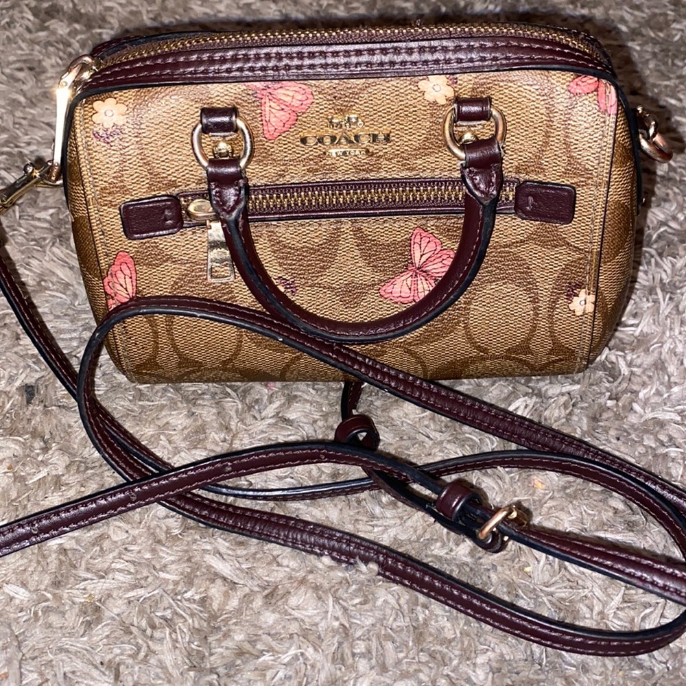 COPY - Coach bag | brown with butterflies